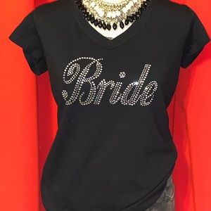 About That Bling Tee “Bride”